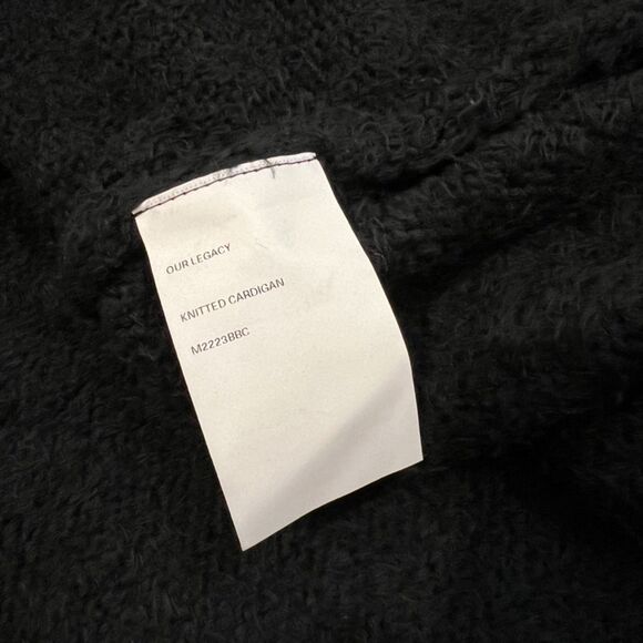 Our Legacy - Knitted Cardigan (#M2223BBC) Black - Picture 7 of 7